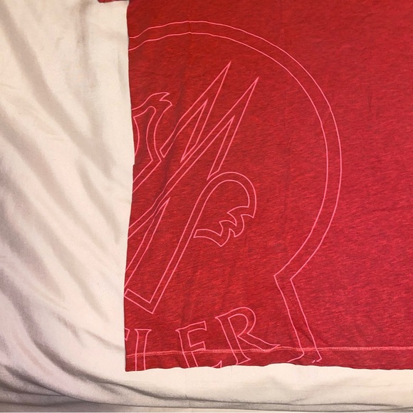 MONCLER RED TSHIRT LOGO GRAPHIC - Picture 4 of 10